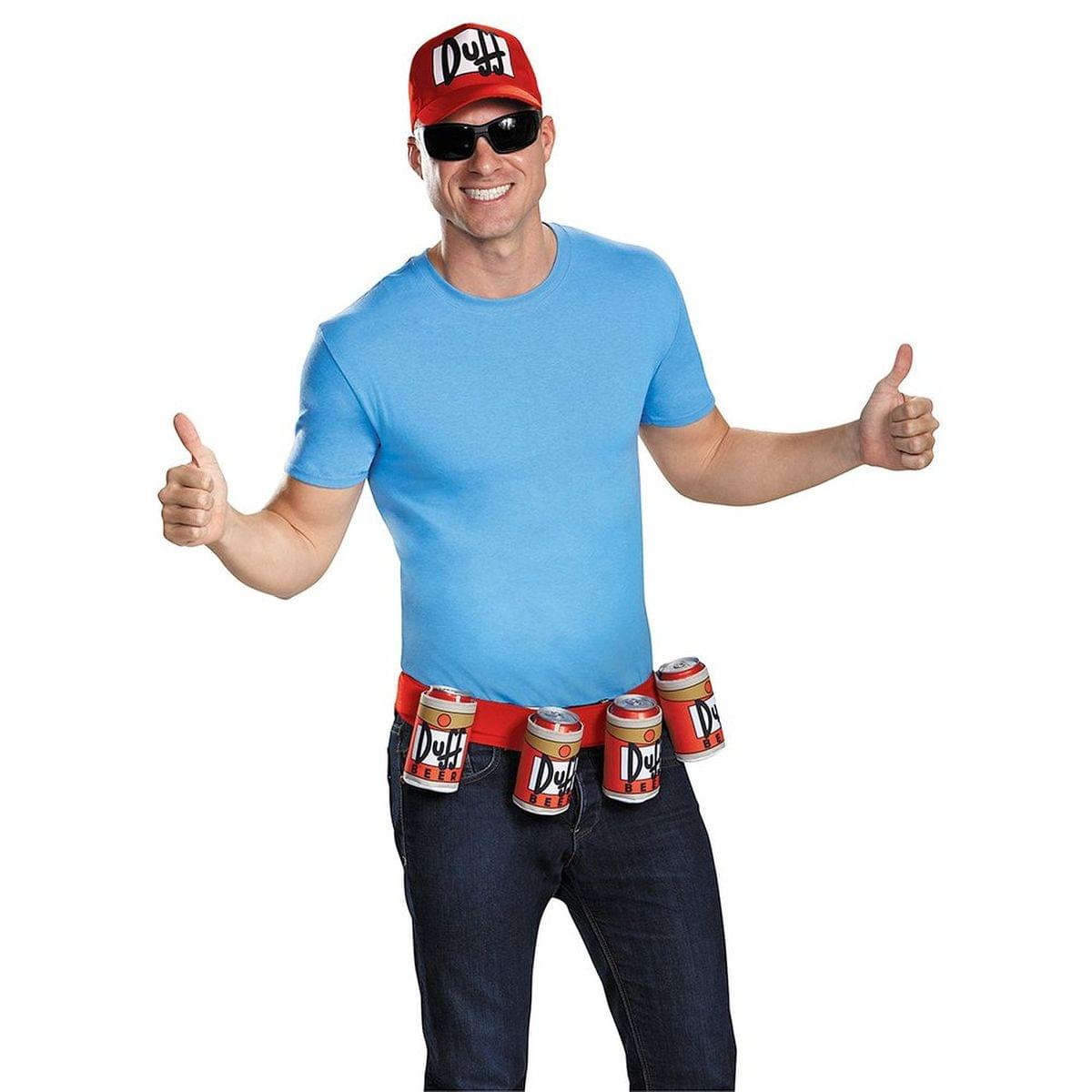 The Simpsons Duffman Costume Kit Adult One Size 