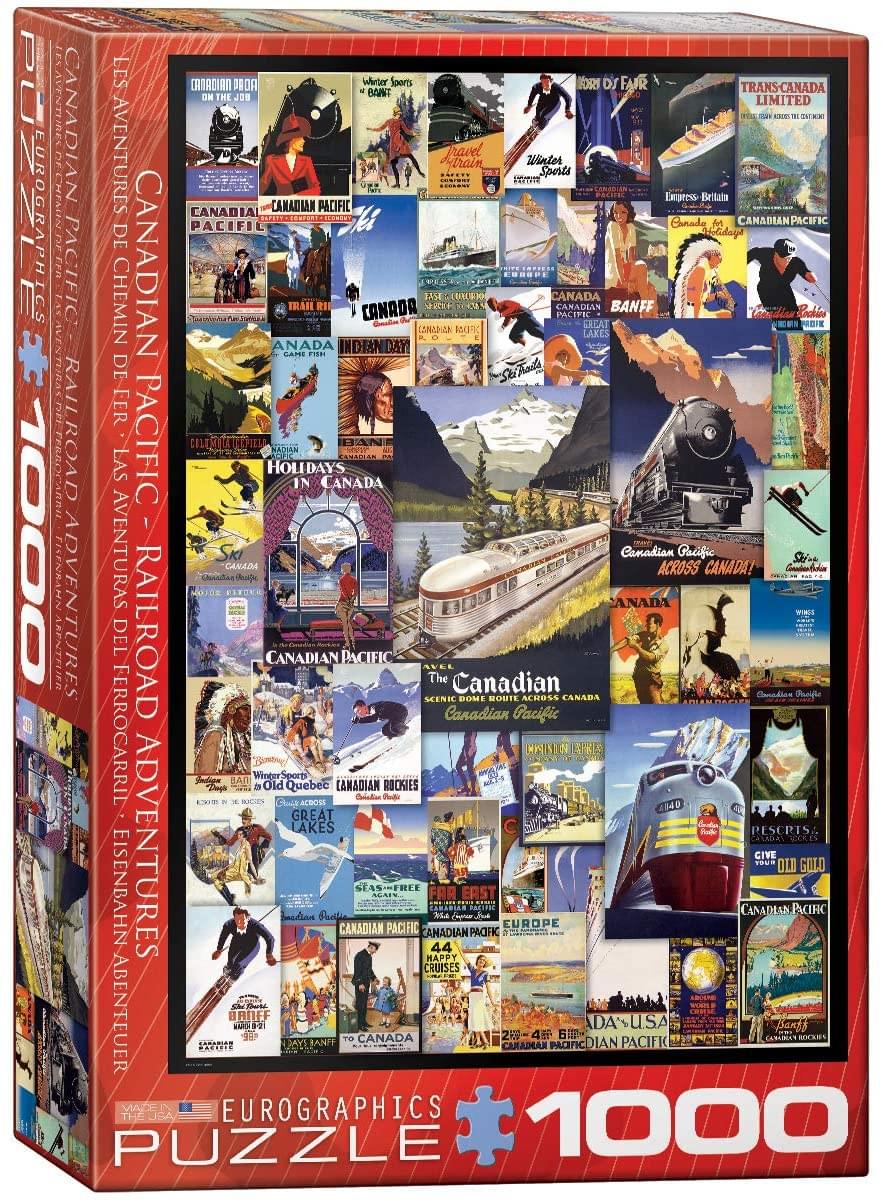 Canadian Pacific Adventures 1000 Piece Jigsaw Puzzle - ToyHo.com