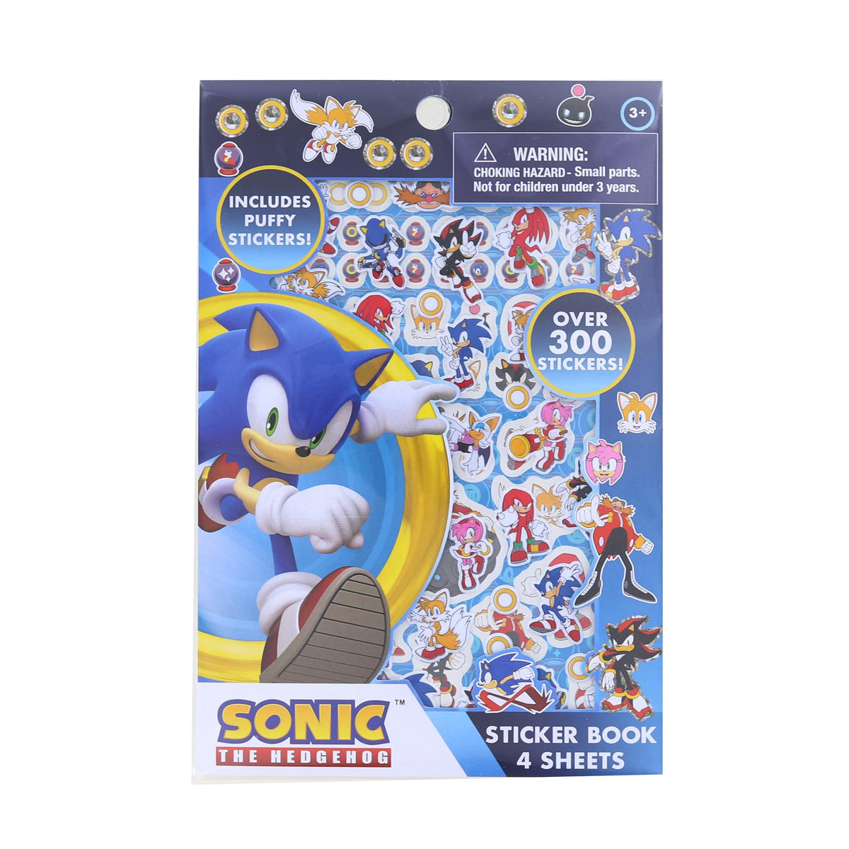 Sonic The Hedgehog Gold Rings Plastic Water Bottle Holds 32 Ounces