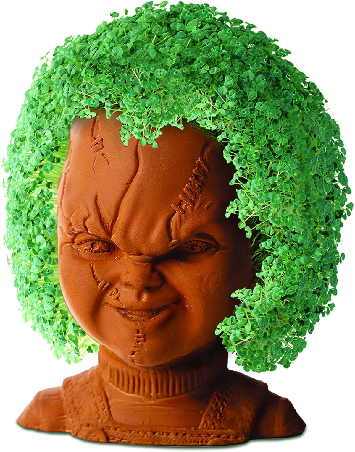 Childs Play Chucky Chia Pet Decorative Pottery Planter