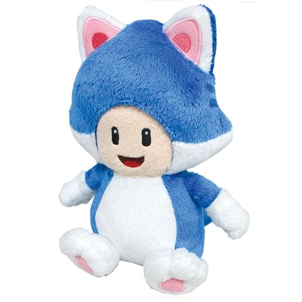 Super Mario Bros Cat Toad 8 Plush 9204