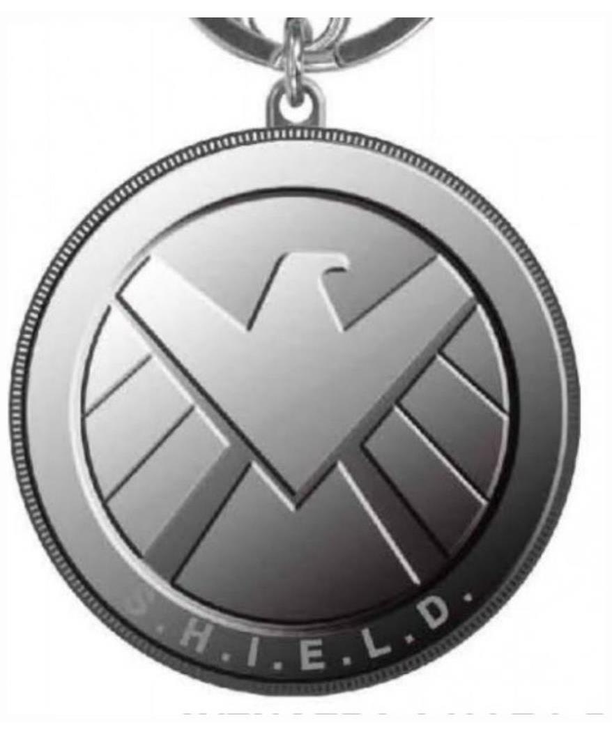 Avengers S.H.I.E.L.D Pewter Key Ring - ToyHo.com