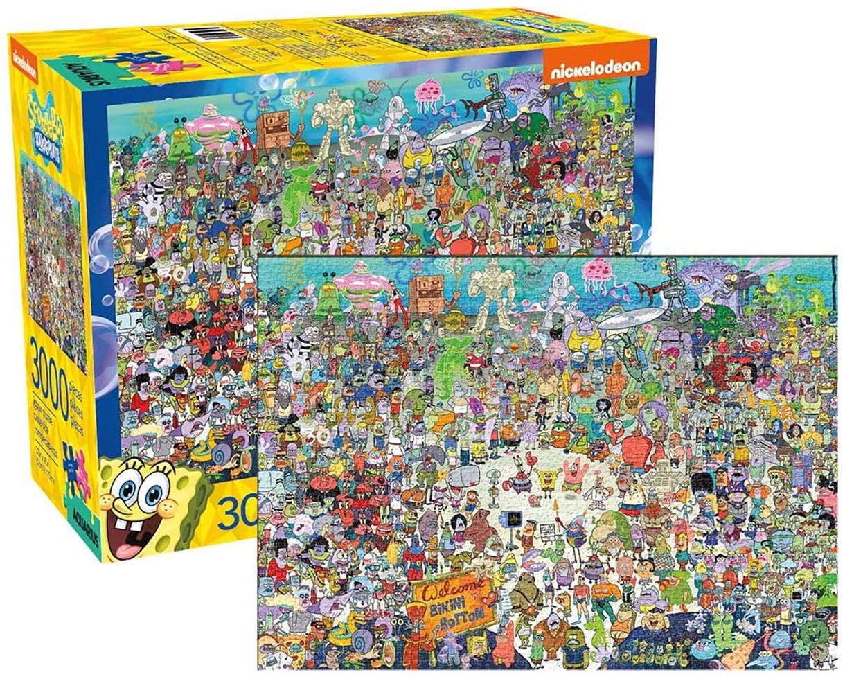 SpongeBob SquarePants 3000 Piece Jigsaw Puzzle - ToyHo.com