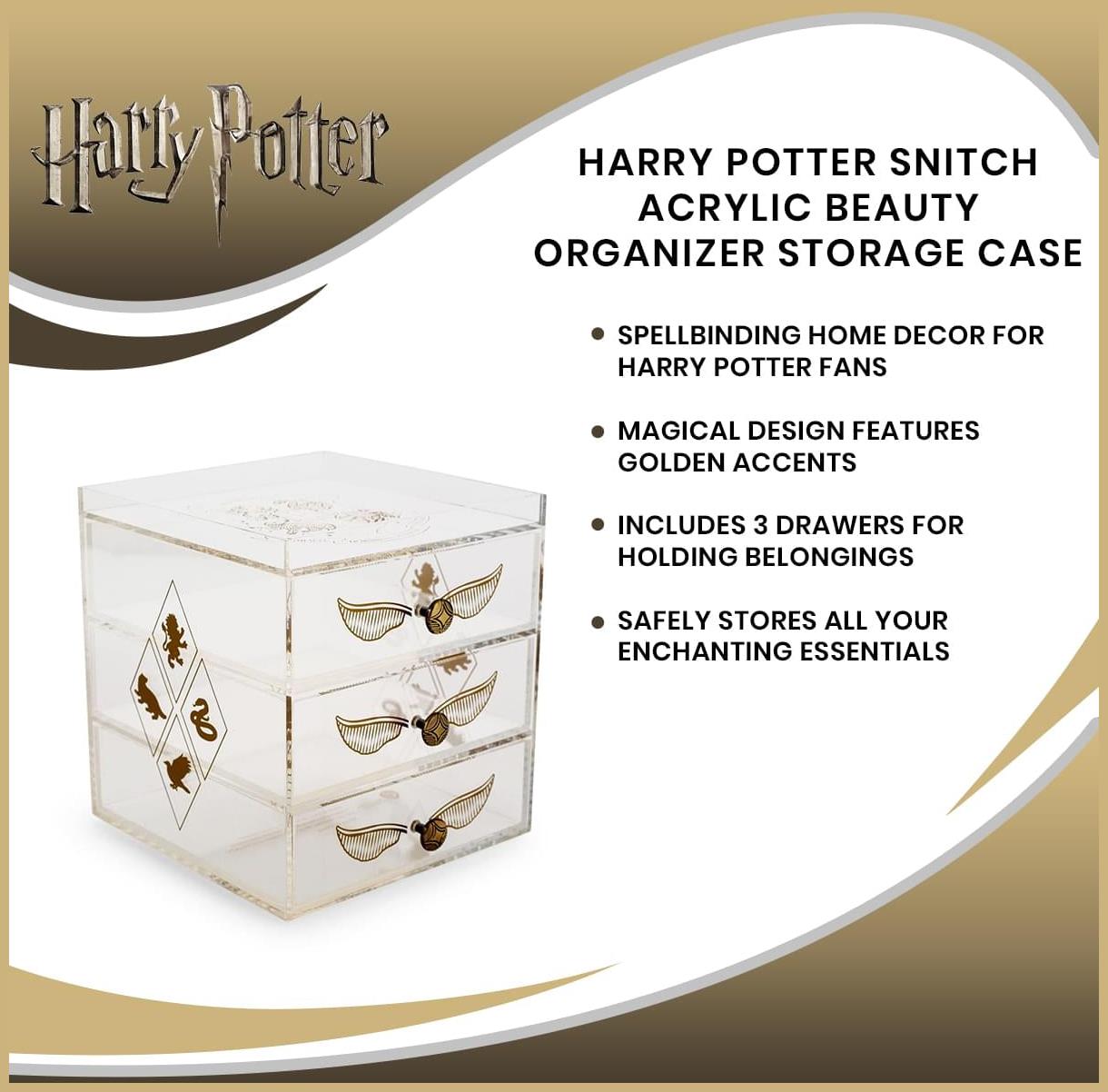 Ukonic Harry Potter Golden Snitch Ceramic Trinket Tray | 4 Inches