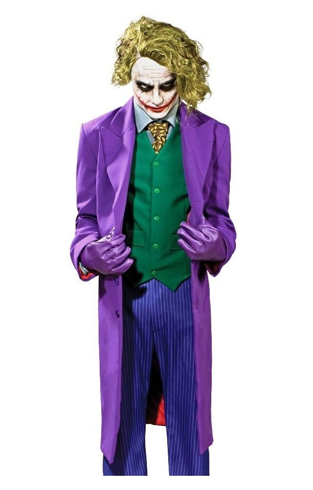 Batman Dark Knight Grand Heritage The Joker Adult Costume - ToyHo.com