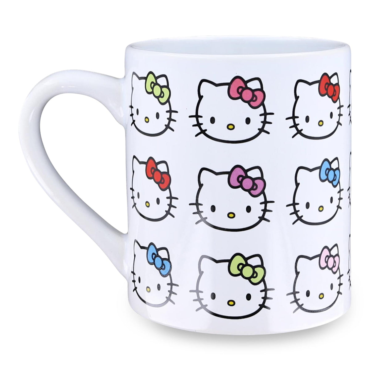 Silver Buffalo Sanrio Hello Kitty Face Carnival Cup With Lid and Topper  Straw | Holds 24 Ounces
