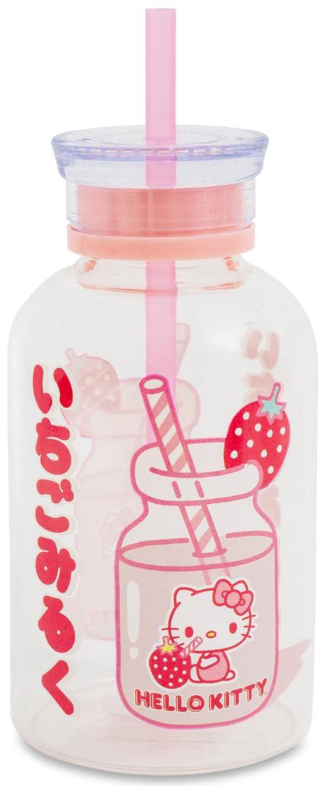 Silver Buffalo Sanrio Hello Kitty Starshine Color-Changing Plastic Tumbler  | Holds 24 Ounces