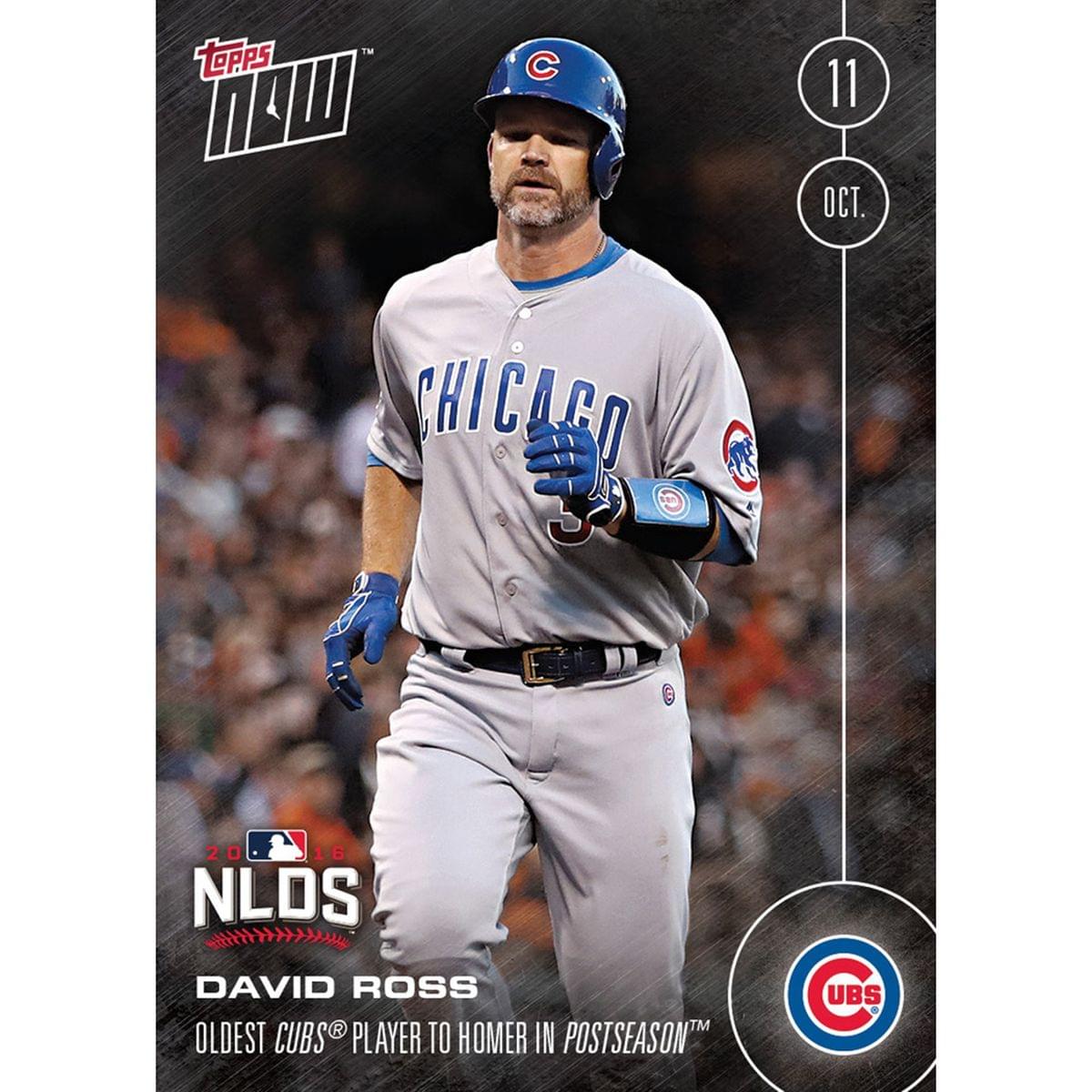 Topps MLB Chicago Cubs David Ross #504 Topps NOW Trading Card