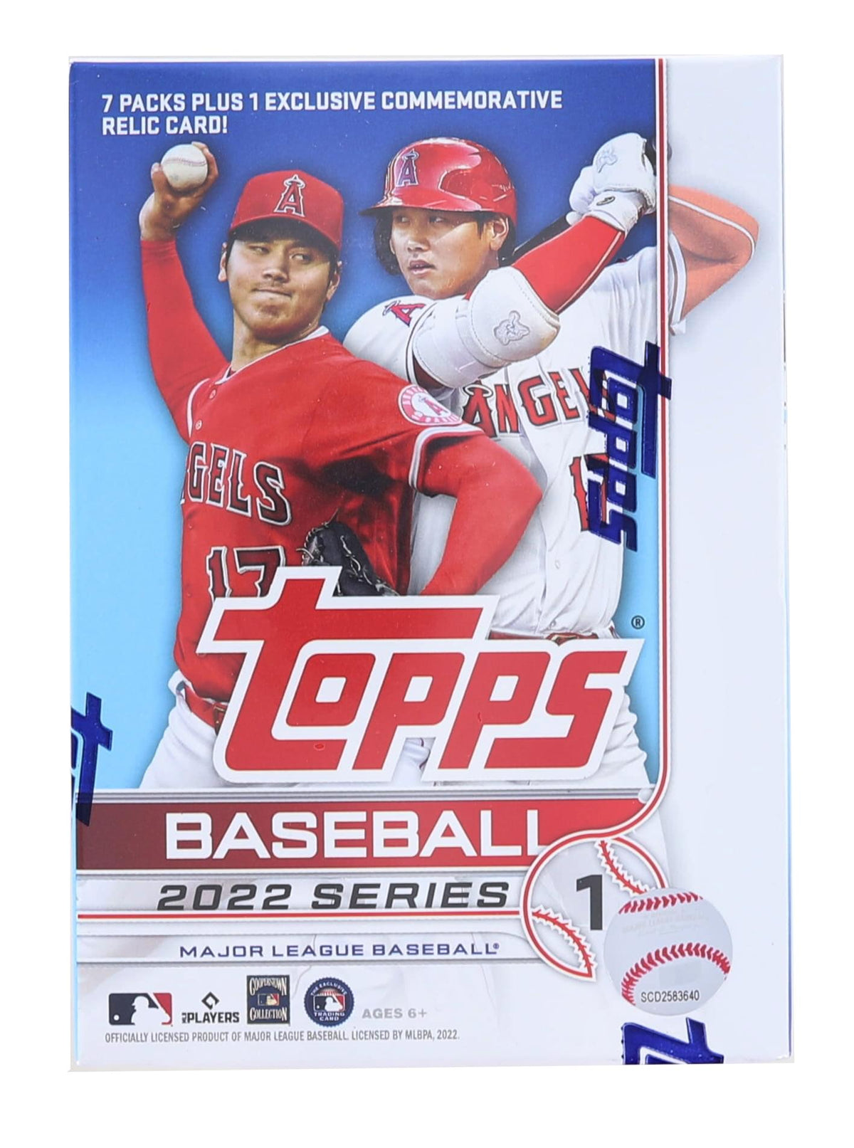 2022 Topps Baseball Series 1 Relic Box 7 Packs