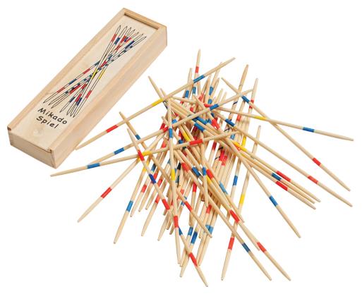 Wooden Pick Up Sticks (Include 1 Units) - ToyHo.com