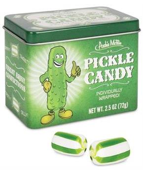 Archie McPhee Pickle Flavored Candy | 2.5 Ounce
