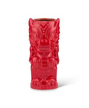 Geeki Tikis Red Dragon Fantasy Mug | Ceramic Tiki Style Cup | Holds 17 Ounces