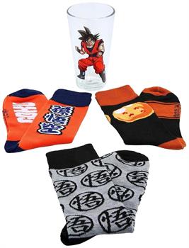 Dragon Ball Z Pint Glass and Sock Bundle