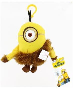 Minion Movie 5" Clip On Plush: Jungle Minion (1 Eye)