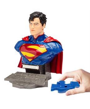DC Superman 72 Piece 3D Jigsaw Puzzle | Solid Color
