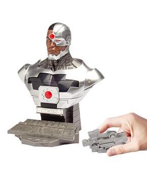 DC Cyborg 72 Piece 3D Jigsaw Puzzle | Solid Color