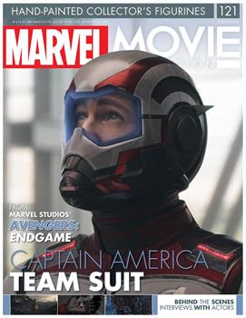 Marvel Movie Collection Magazine Issue #121 Captain America Team Suit