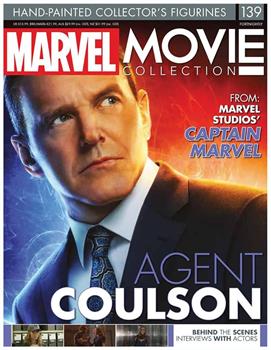 Marvel Movie Collection Magazine Issue #139 Captain Marvel Agent Coulson