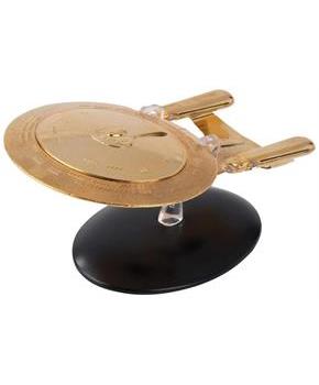 Eaglemoss Star Trek Starship Replica | Gold Plated Enterprise 1701 XL