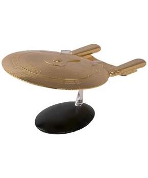 Eaglemoss Star Trek StarShip Replica | 18K Gold USS Enterprise NCC-1701-D