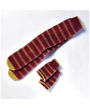 Harry Potter Knit Craft Set Mittens & Slouch Socks Gryffindor