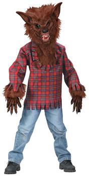 Werewolf Costume Child: Brown