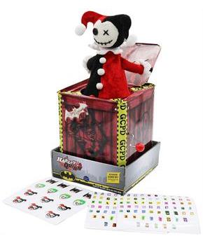 DC Comics Harley Quinn Jack-In-The-Box With Stickers