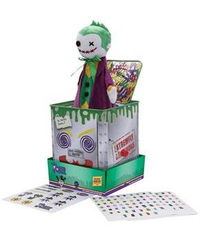 DC Comics The Joker Jack-in-the-Box With Stickers