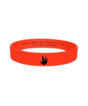 Evolve Monster Logo Silicone Wristband