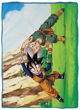 Dragon Ball Z Trunks and Goten 45 x 60 Inch Fleece Throw Blanket