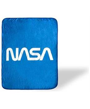 NASA Logo Fleece Soft Throw Blanket | Large NASA Blanket | 60 x 45 Inches