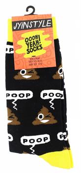 Oooh Yeah! Poop Emoji Men's Crew Socks