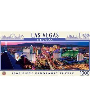 Las Vegas Strip 1000 Piece Panoramic Jigsaw Puzzle