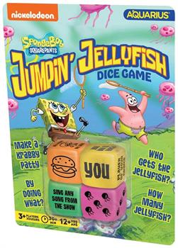 SpongeBob Jumping Jellyfish Dice Rolling Game