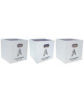 Star Trek: The Original Series NCC-1701 Storage Bin Cube Organizers | Set of 3