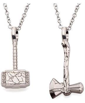 Marvel Thor: Love and Thunder Hammer Necklace Set