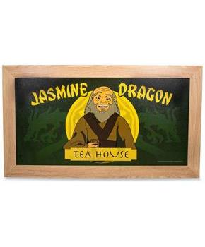 Avatar: The Last Airbender Jasmine Dragon Tea House Hanging Sign Framed Wall Art