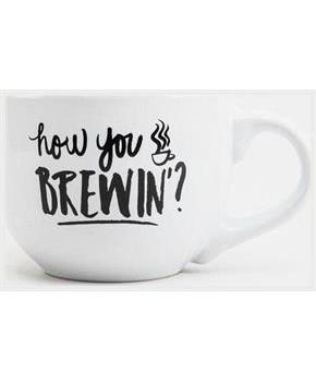 Friends How Your Brewing 24 Ounce Ceramic Soup Mug