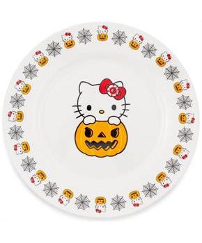Sanrio Hello Kitty Pumpkin Boo 8-Inch Ceramic Dinner Plate