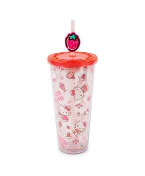 Sanrio Hello Kitty Strawberry Sweets Carnival Cup With Lid | Holds 24 Ounces
