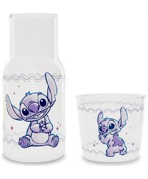 Disney Lilo & Stitch 18-Ounce Glass Pitcher and 8-Ounce Cup
