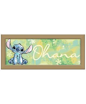 Disney Lilo & Stitch "Ohana" 12 x 5 Inch Framed MDF Wall Art