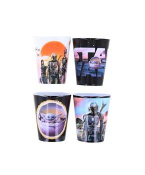 Star Wars: The Mandalorian 1.5-Ounce Plastic Mini Cups Set of 4