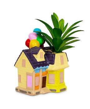 Disney and Pixar Up House 5-Inch Ceramic Mini Planter with Artificial Succulent