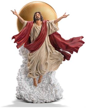Ascension of Jesus Christ 27-Inch Premium Statue | 1:4 Scale Red Robe Edition