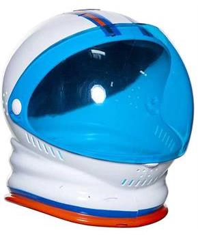 White Space Helmet Adult Costume Accessory | One Size
