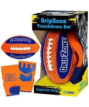 GripZone Waterproof Football Touchdown Set