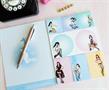 Bettie Page Sticky Note Book: Pink