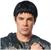 Roman Warrior Black Adult Costume Wig