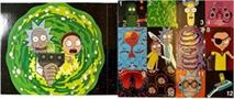Rick and Morty Mens 12 Days of Socks in Advent Gift Box